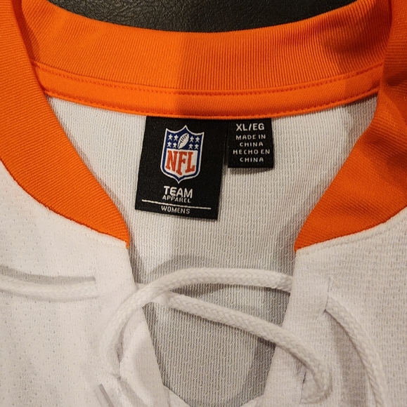 NFL Official Chicago Bears Double Team 3/4-Sleeve Lace-Up T-Shirt. Ladies XL - Picture 2 of 8